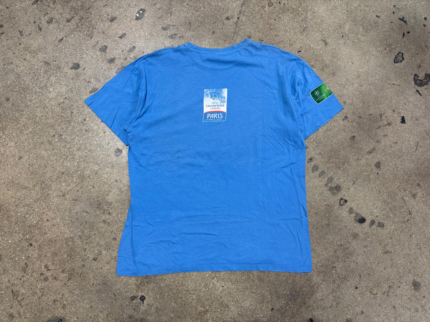 2006 Champions league Final Paris Tee - Blue Size XL
