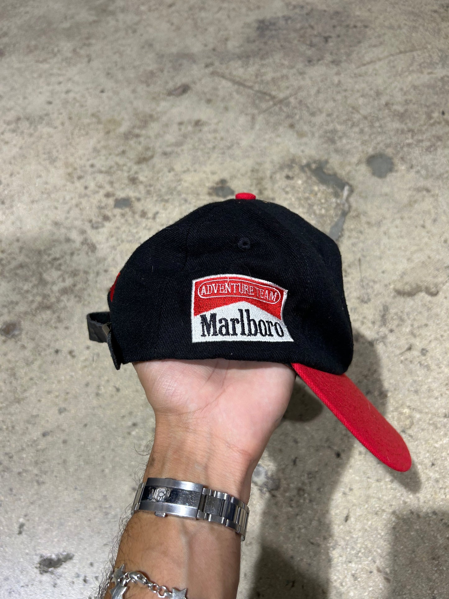 Marlboro Big Logo Hat - Black/Red(con)