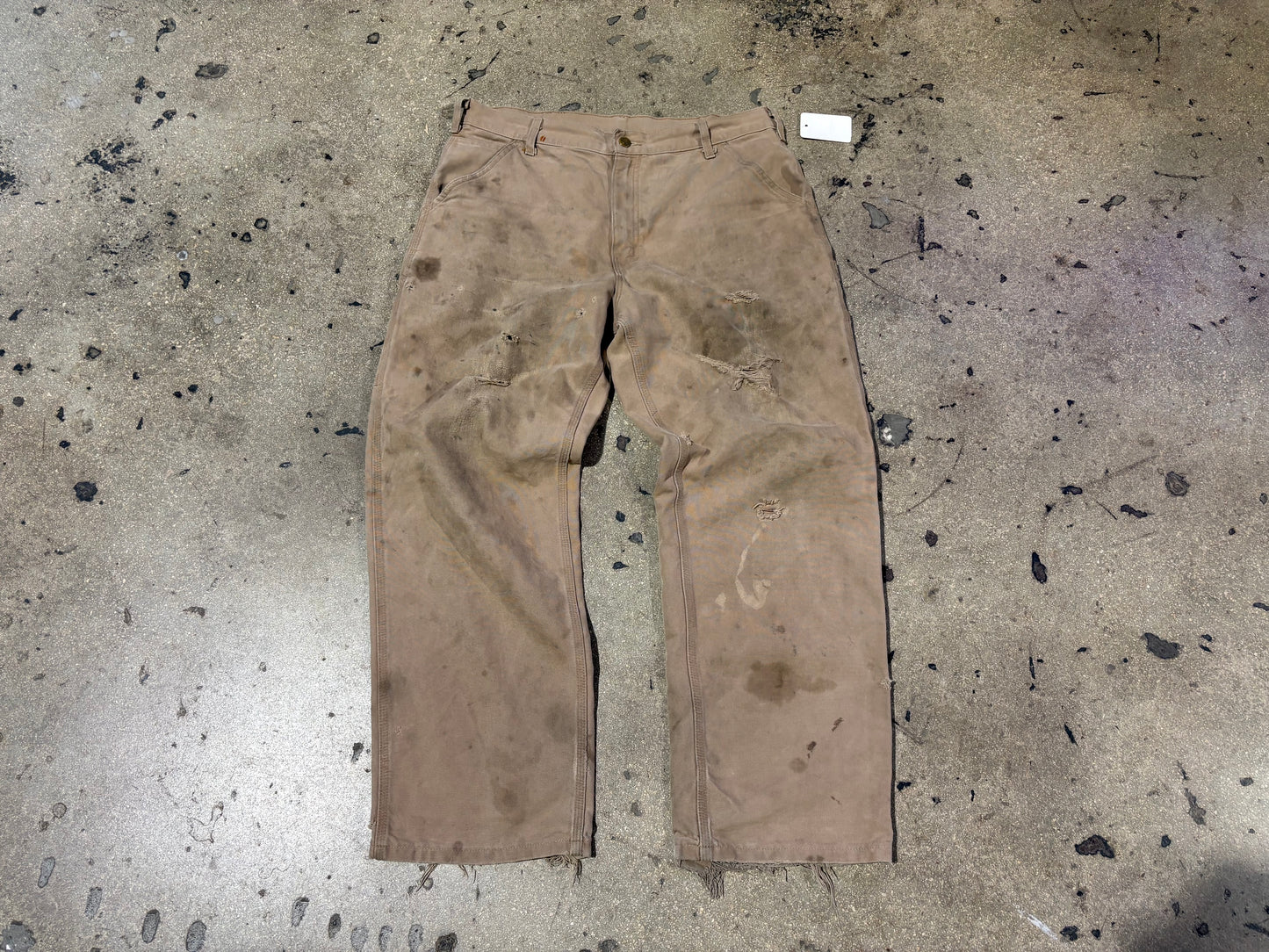 Carhartt Double Knee Pants - Khaki Size 38 x 34