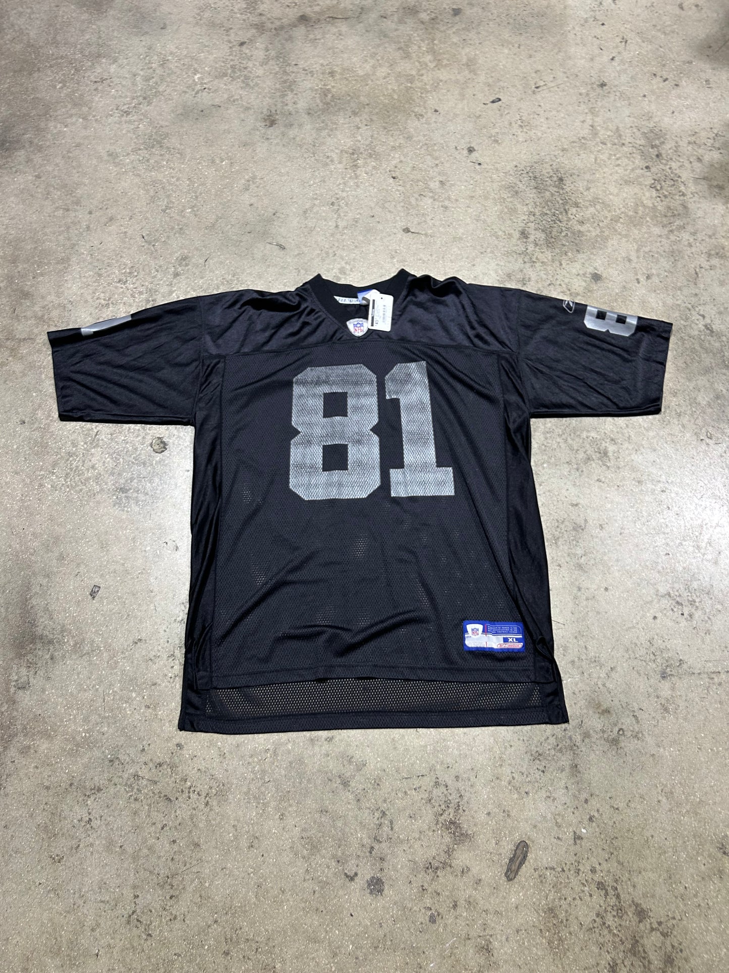 Oakland Raiders T. Brown #81 Football Jersey - Black Size XL