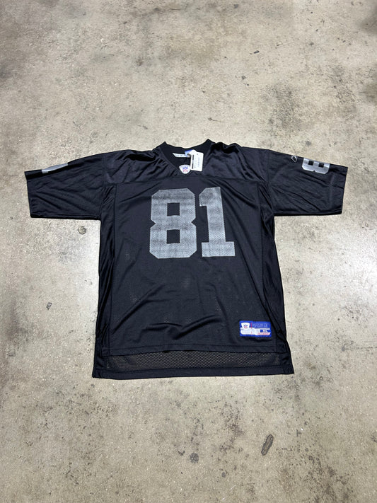 Oakland Raiders T. Brown #81 Football Jersey - Black Size XL