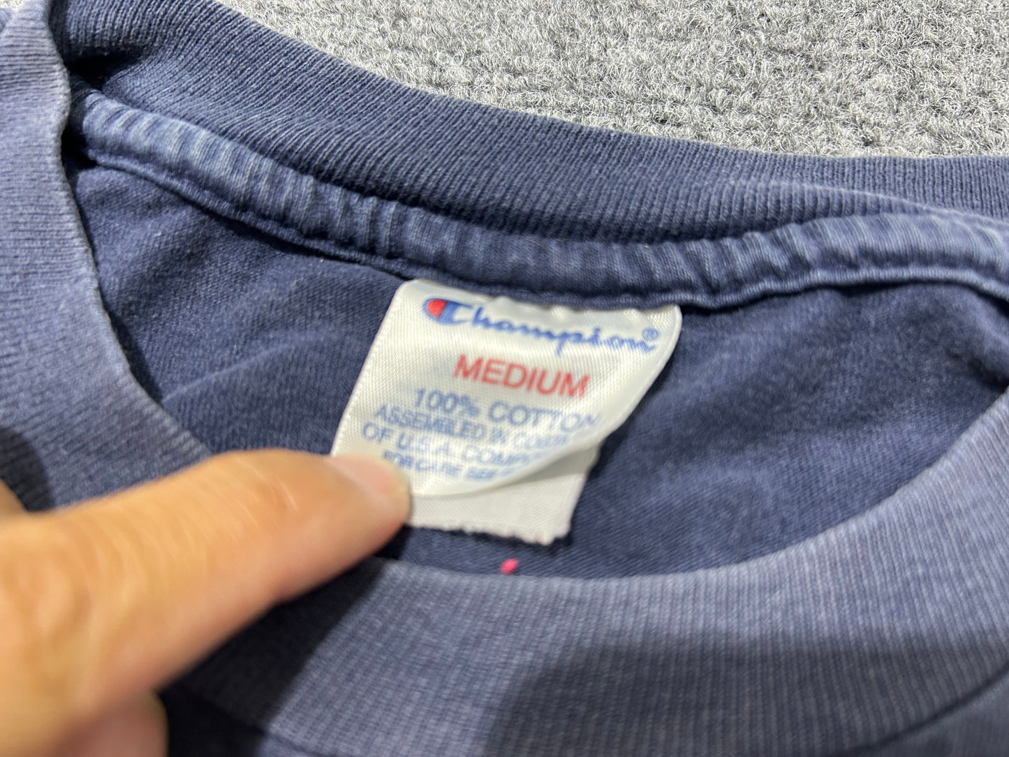Carnegie Tech Tee - Navy Size Medium