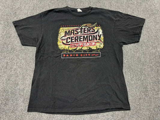 Master Of Ceremony Hip Hop Reunion Tee - Black Size XL