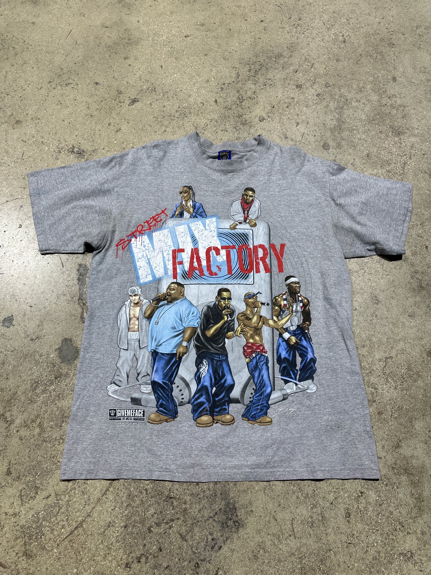 Street Mix Factory Tee - Grey Size XL