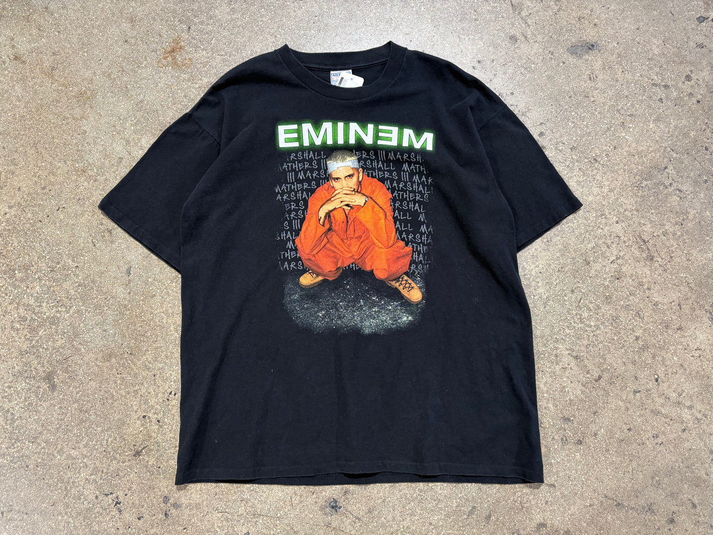 2000 Eminem Criminal Tour Tee - Black Size XL (23.5x29.5)