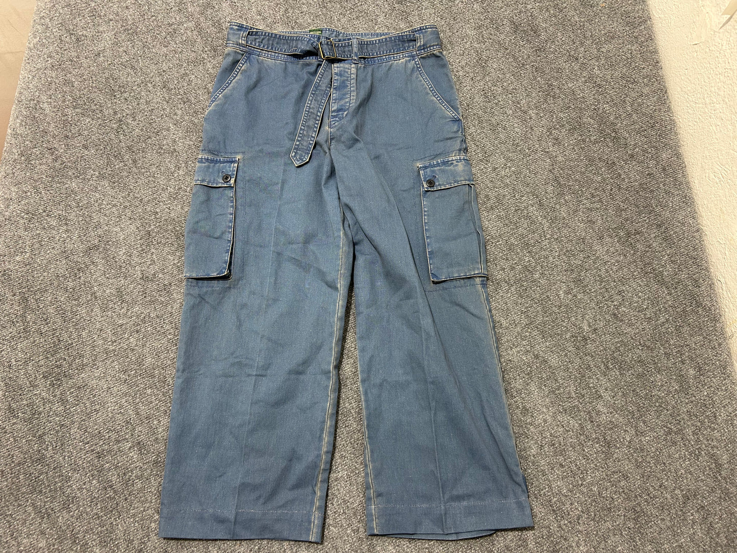 WMNS Ralph Lauren Jeans Cargo Pants - Blue Size 10(con)