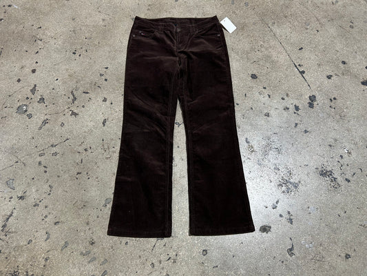 Tommy Hilfiger Corduroy Flare Pants - Brown Size 4