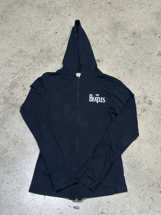 2005 The Beatles Apple Hoodie - Black Size Large