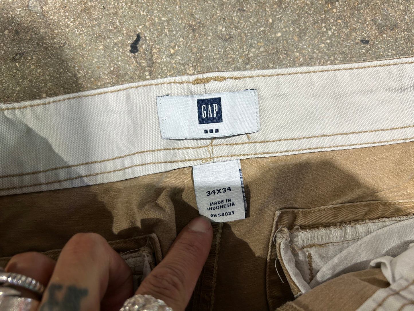 GAP Cargo Pants - Khaki Size 34x34