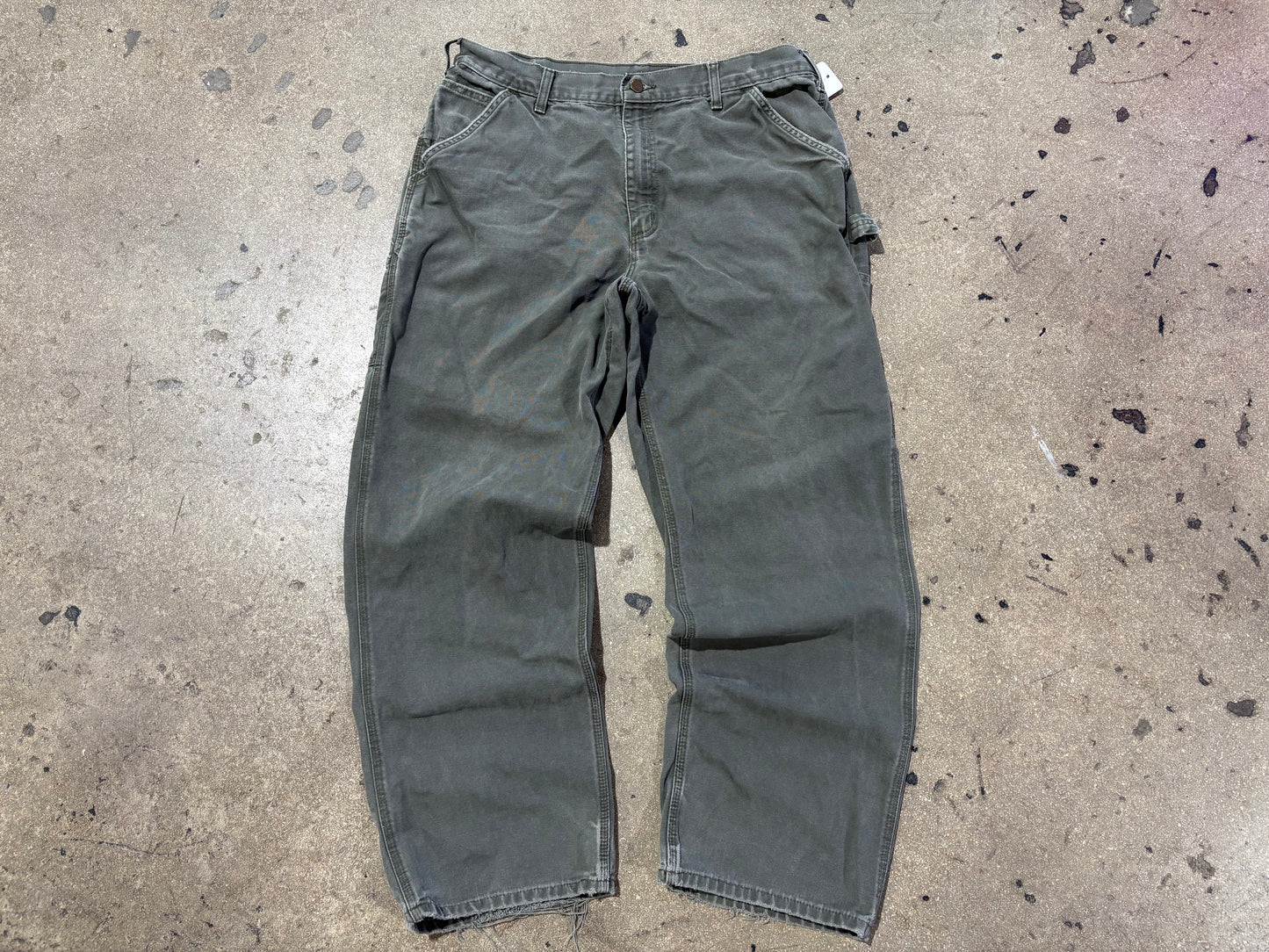 Carhartt Carpenter Pants - Olive Size 36x32