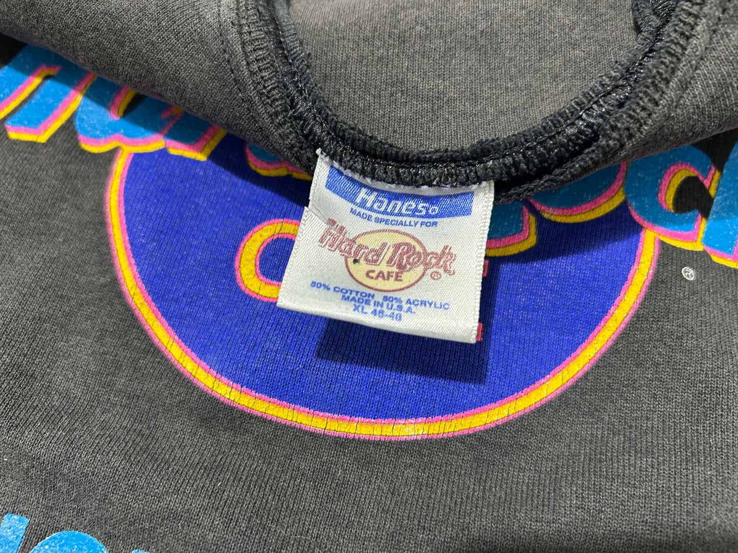 Hardrock Honolulu Crewneck - Black size XL