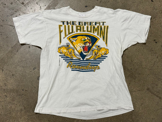 The Great FIU Alumni Roundup Tee - White Size XL