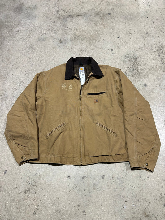 BP & Husky Carhartt Detroit Jacket - Khaki Size XXXL