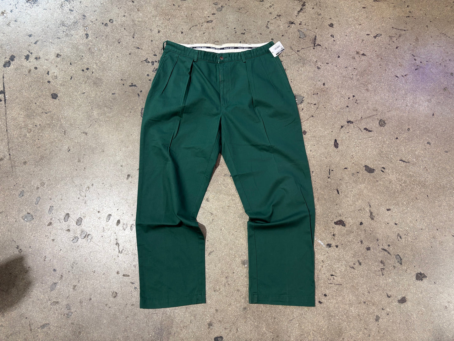 Polo Golf Chino Pants - Green Size 38 x 30