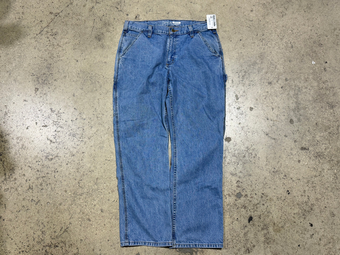 Carhartt Denim Carpenter Pants - Light Wash Size 34x30