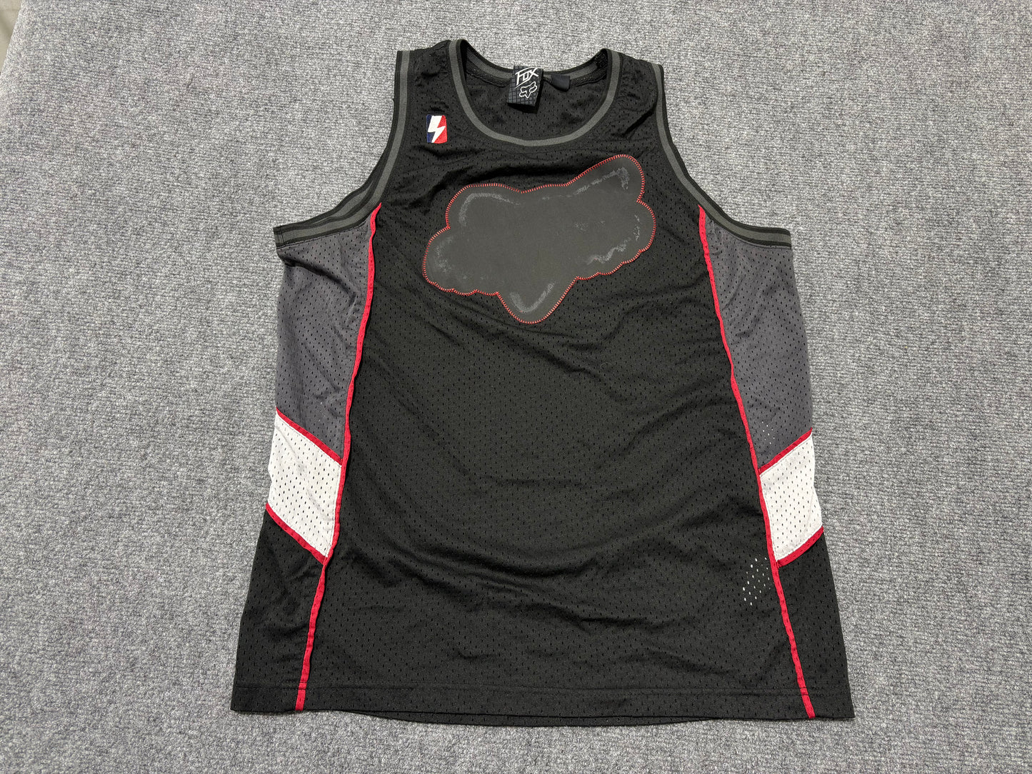 Fox Racing Motocross Basketball Jersey - Black Size Large