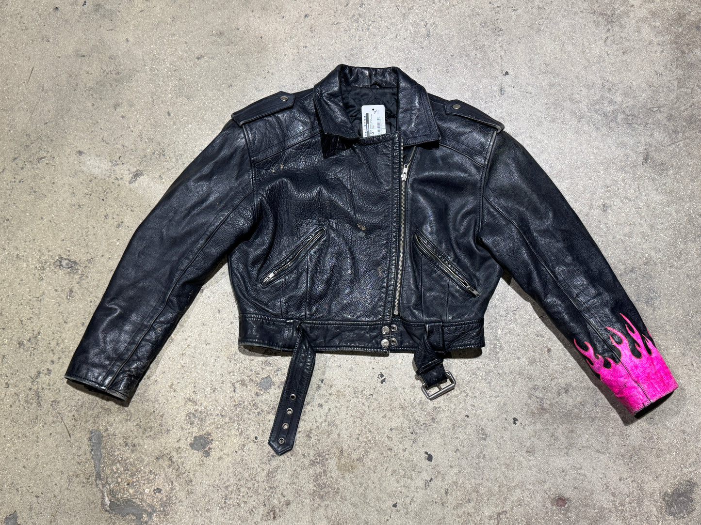 Painted Reaper Motorcycle Jacket Size Large