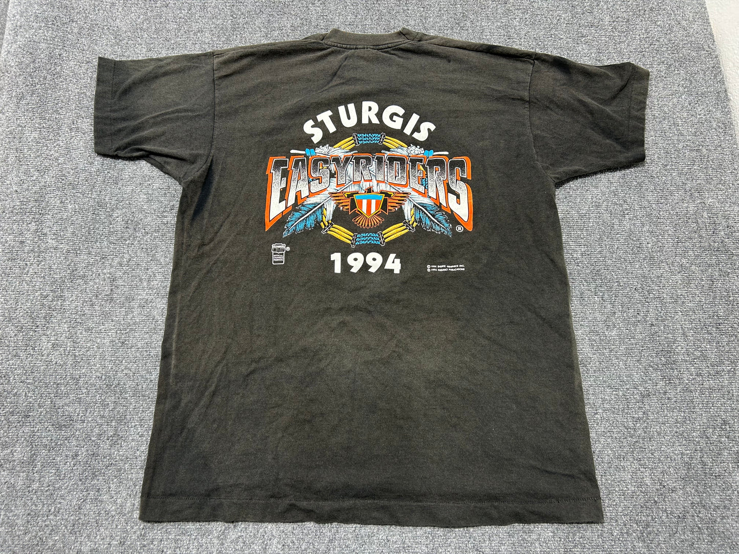 1994 Strugis In The Wind Flyin Free Tee - Black Size XXL