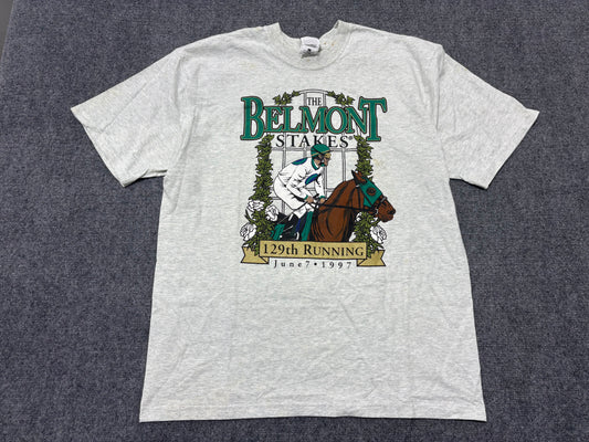 The Belmont Stakes Tee - Grey Size Large