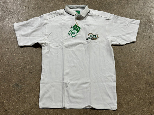 Team KOOL Green Polo Shirt - White Size XL