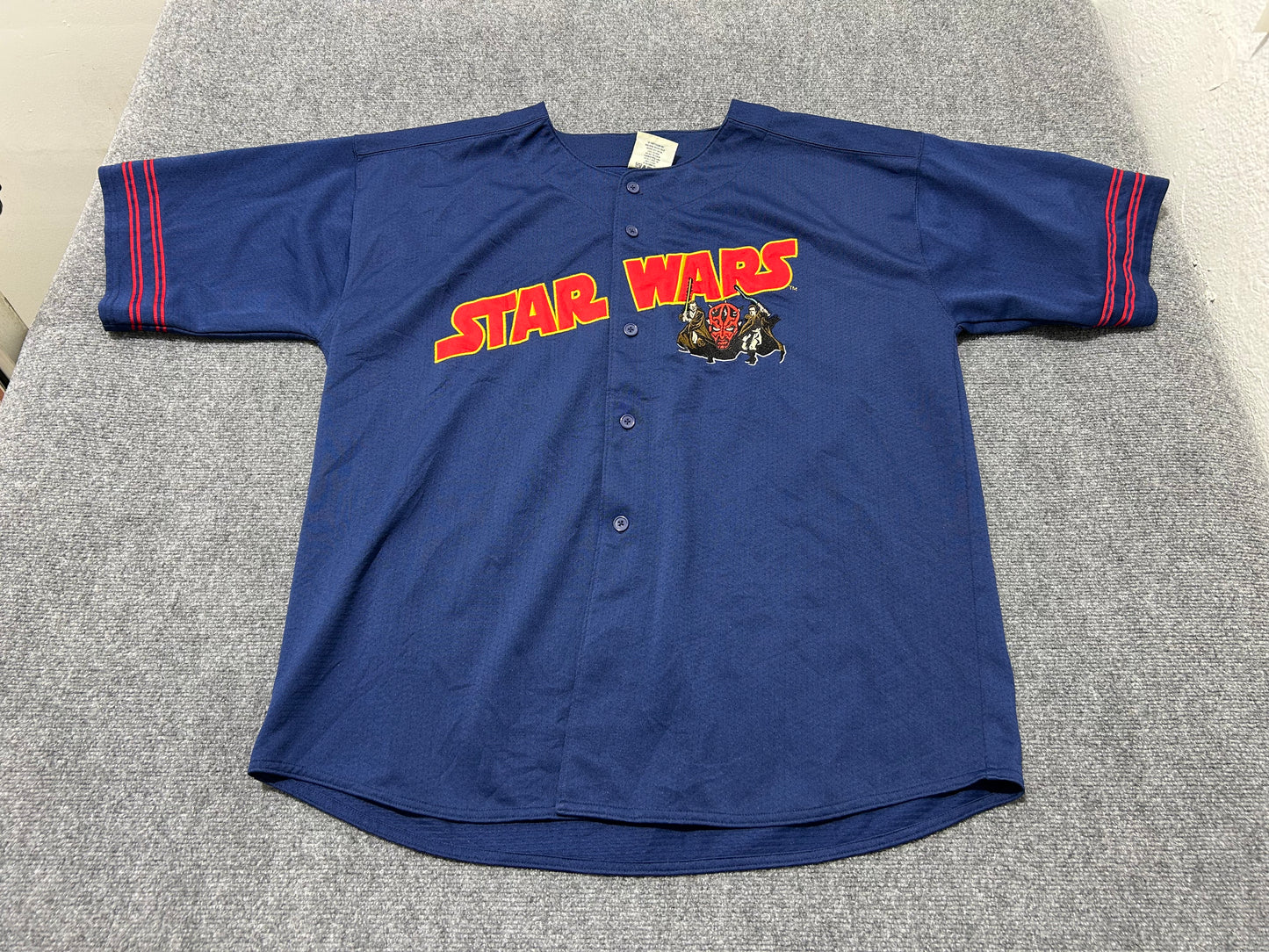Star Wars Baseball Jersey - Navy Size XXL