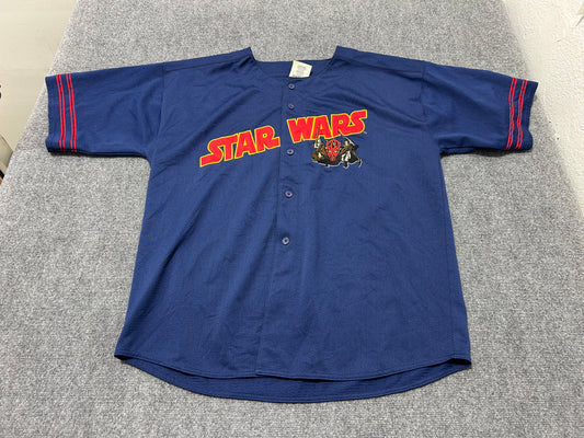 Star Wars Baseball Jersey - Navy Size XXL
