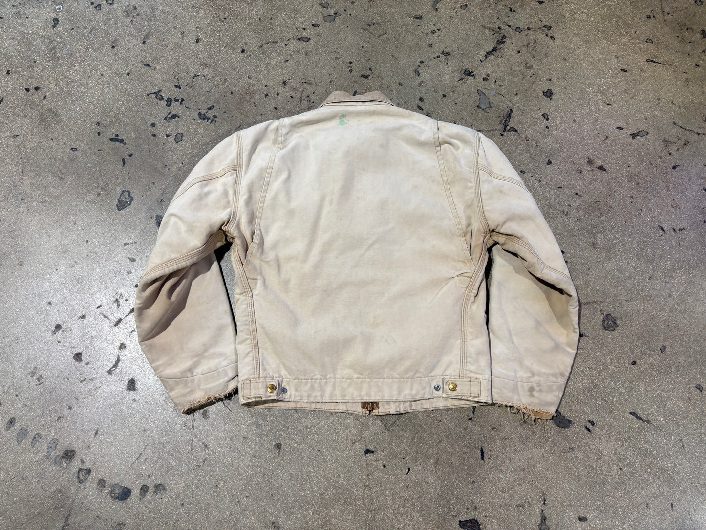 Carhartt 100 Year Anniversary Detroit Jacket - Washed Khaki Size Medium