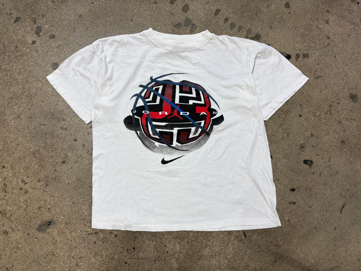 90s Bootleg Nike Air Jordan Tee - White Size XL