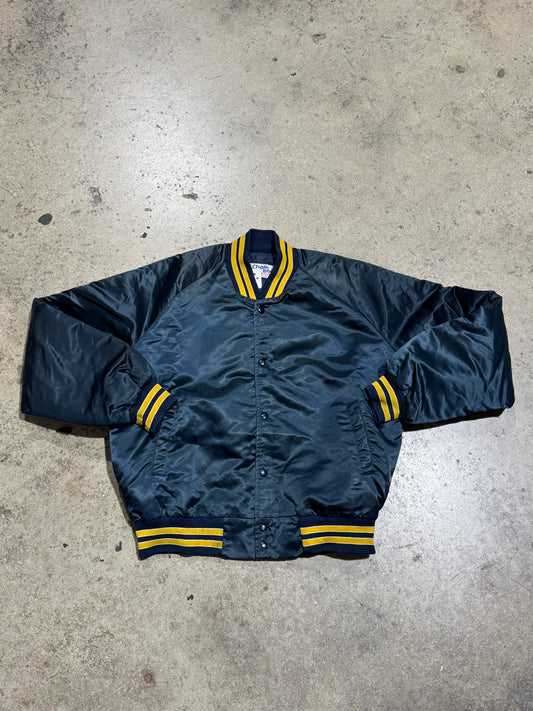 Chalk Line Varsity Jacket - Navy/Gold Size Large