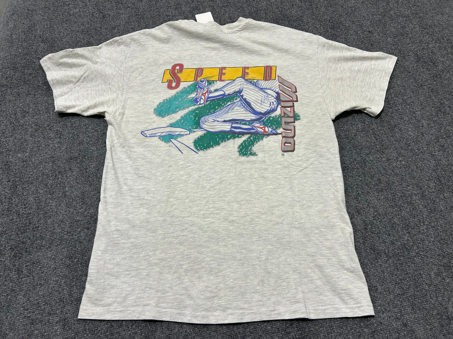 Mizuno Speed Baseball Tee - Gray Size Large