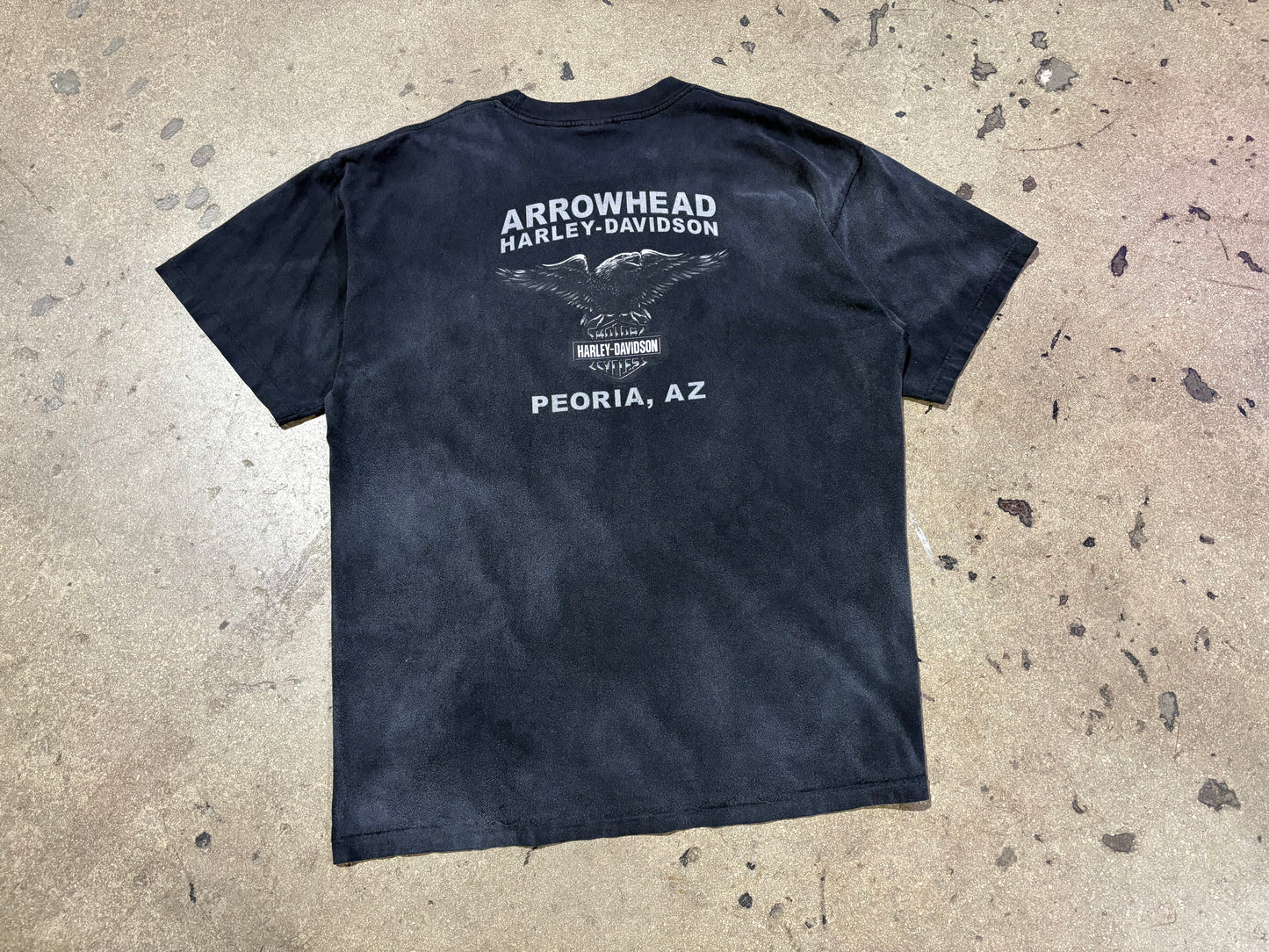 2004 Harley Davidson Arrowhead Tee - Black Size XXL