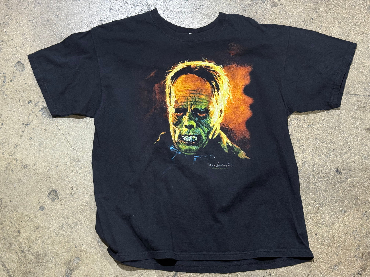 2007 Phantom of the Opera Basil GoGo's Portrait Tee - Black Size Large