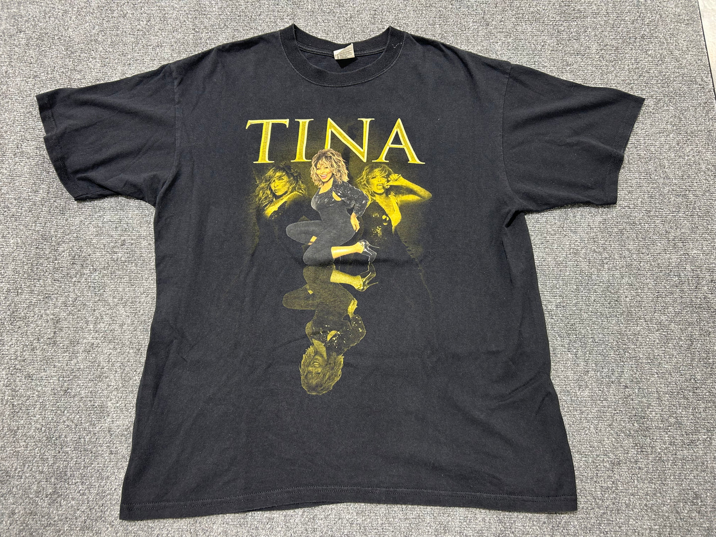 Tina Tour Tee - Black Size XL