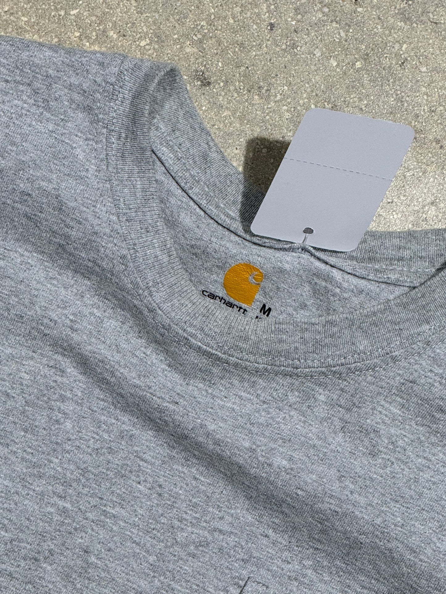 Carhartt Pocket Tee - Grey Size Medium