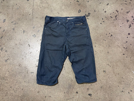 Levis Engineered Long Shorts - Navy Size 34