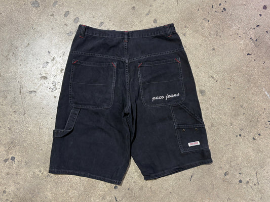 Paco Jeans Denim Shorts - Black Size 36