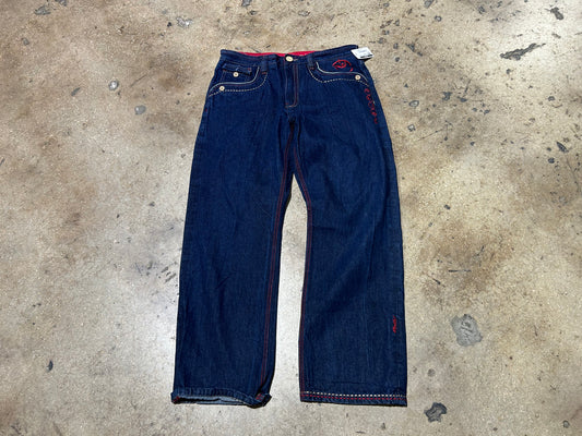 Coogi Embroidered Pocket denim Jeans - Dark Wash Size 38 x 34