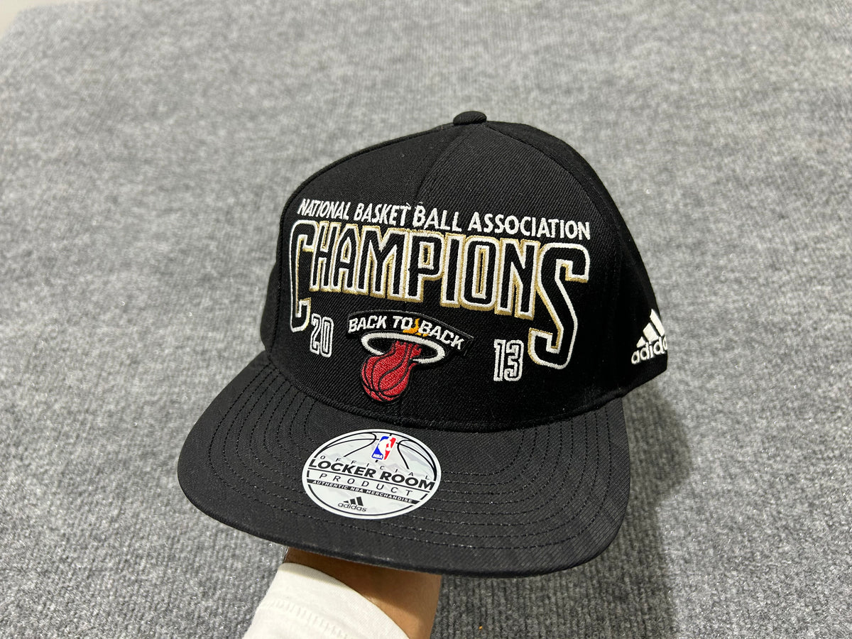 2013 Miami Heat Championship Strap Hat - Black