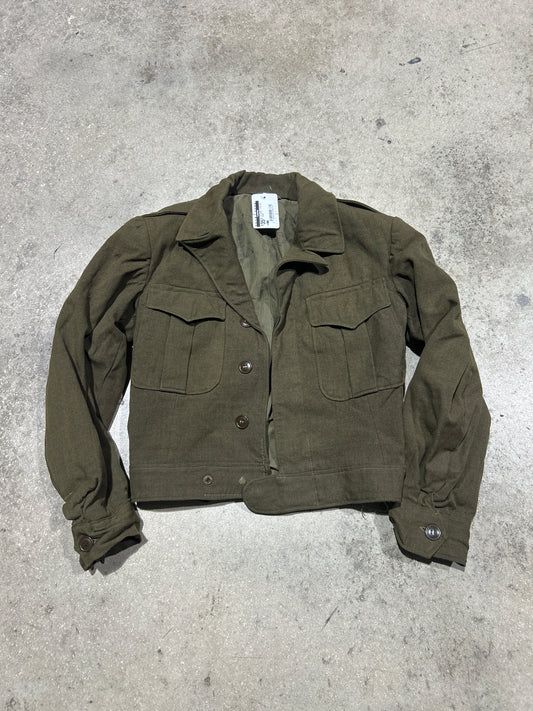 70s Jacket - Olive Green Size Small