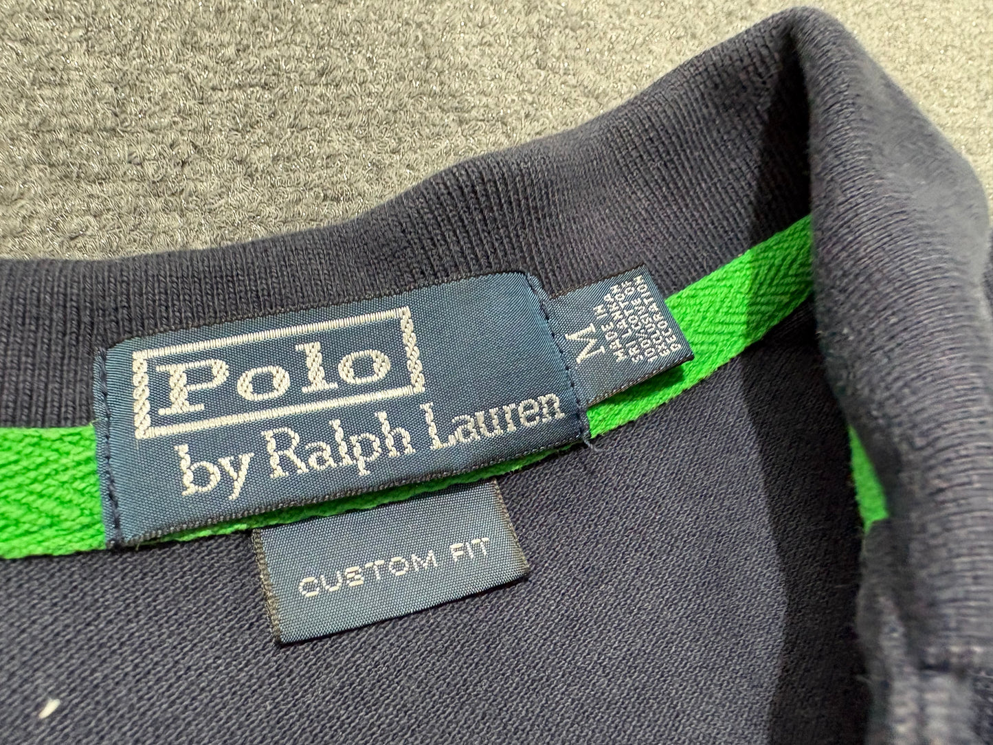 Polo Ralph Lauren Big Pony #3 Polo Shirt - Navy/Green Size Medium