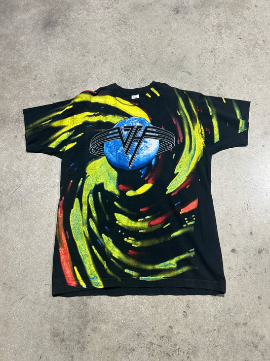 1993 Van Halen Live: World Tour AOP Tee - Black XL (24 x 32)