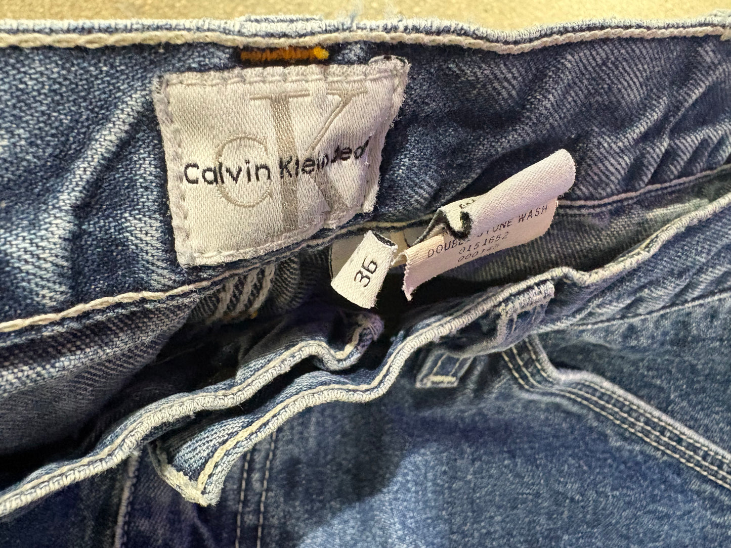 Clavin Klein Baggy Carpenter Denim Jeans - Blue Size 36