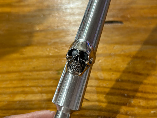 Skull Ring .925 Silver - 19.3 Grams Size 12
