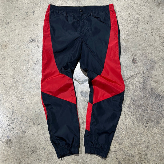 Nike Air Jordan Nylon Joggers - Black/Red Size Medium