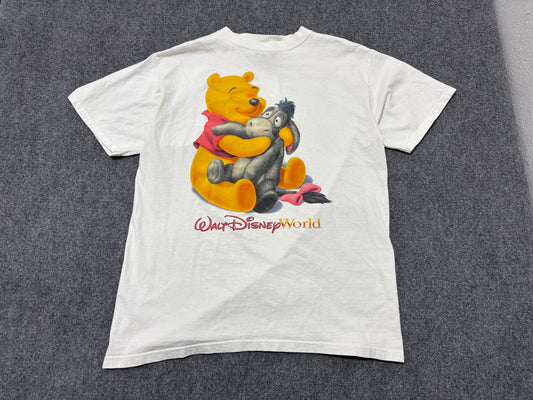 Winnie the Pooh & Eeyore Tee - White Size Large
