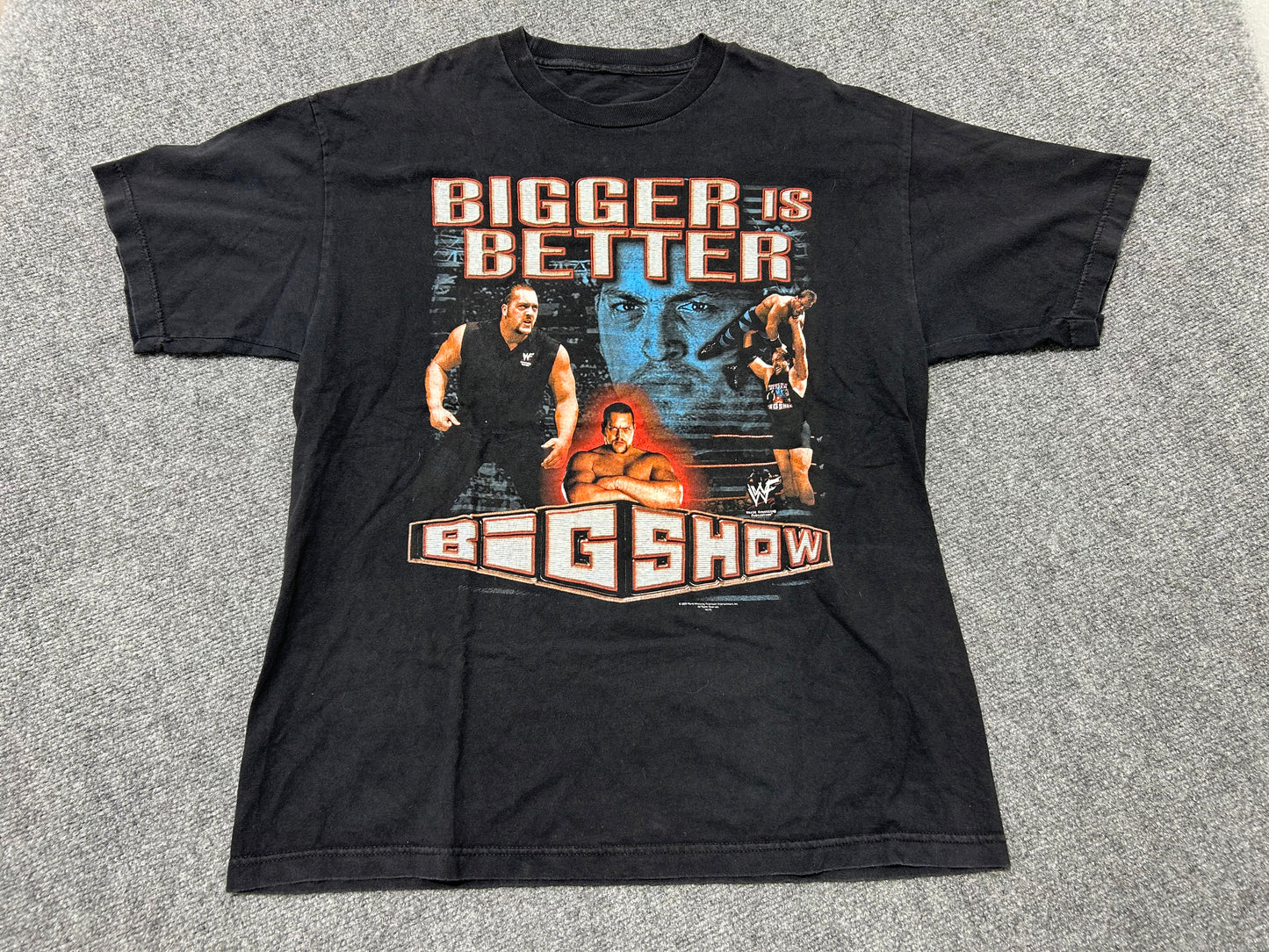 2000 Bigger Is Better Big Show Tee - Black Size XXL(con)