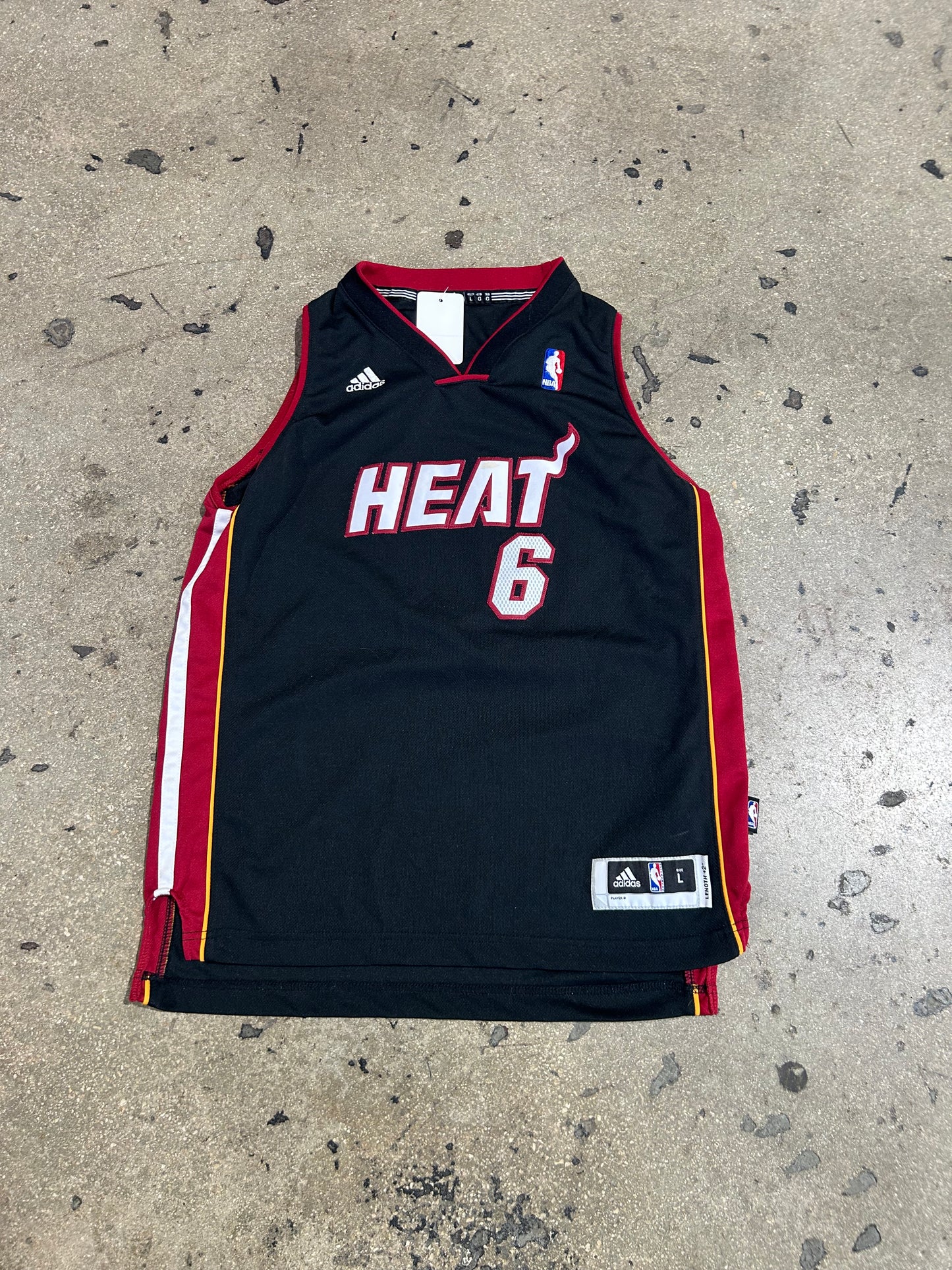 Kids Lebron James Miami Heat Jersey - Black Size Large