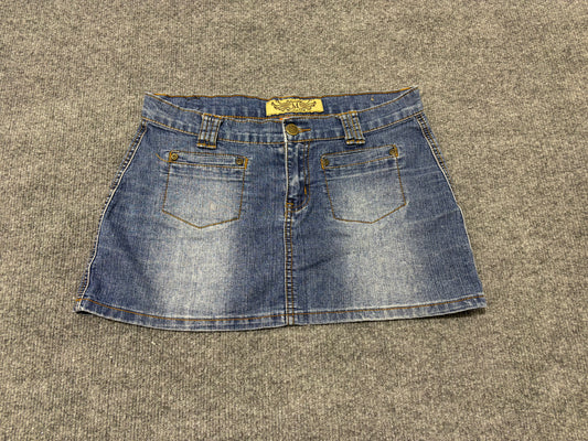 Mochachinno Denim Skirt - Blue Size 7/8
