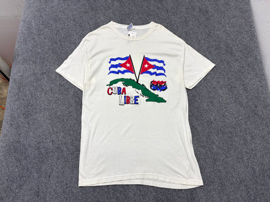 Cuba Libre Tee - White Size Large