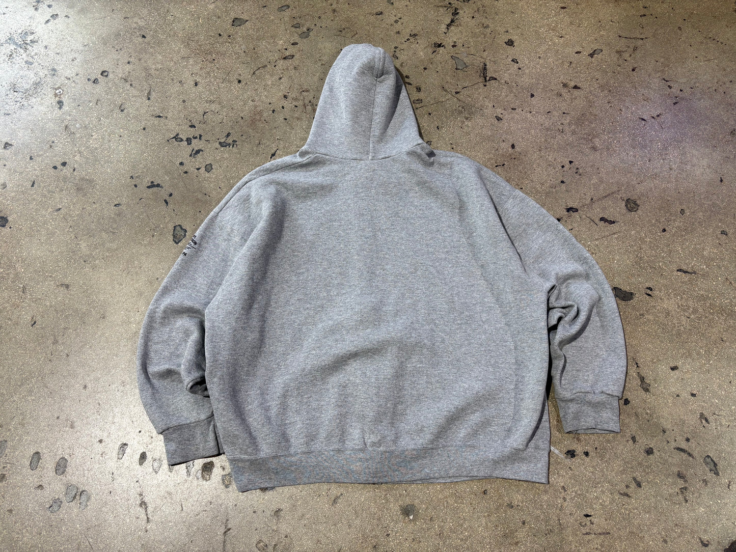 Harley Davidson Zip Up Hoodie - Grey Size XXL